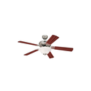 Ventilador techo 52" 5a 2l vintage 78391 niquel