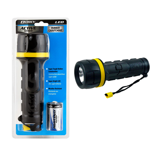 [81950] Foco mano 1led con bateria f/h dorcy 42965 varios colores