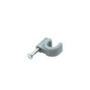 Grapa aislante para electrico 6mm nk-6/nc-1n gris