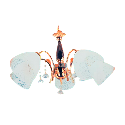 [87435] Lampara colgar 5l mundi d-63098-5 dorado
