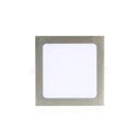 Lampara panel led 1l 18w 4639-4h niquel satinado 6k