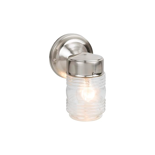 [44194] Lampara pared 1l westinghouse 66097 niquel/ blanco