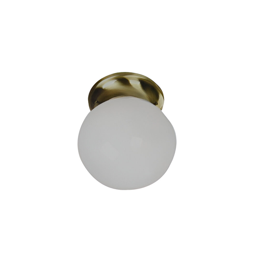 [48205] Lampara techo 1l lumi  5910-3 bronce antiguo