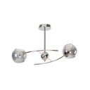 Lampara techo 2l 40w lumi 22764-4 cromo