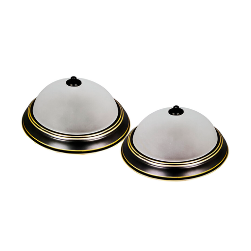 [109029] Lampara techo 2l mundi 006c-2e negro/dorado