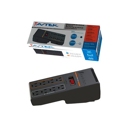 [118353] Regulador voltaje 8ench 2400 va avt 8t515