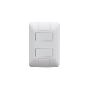 Switch doble empotrable 10a tramontina 57241039