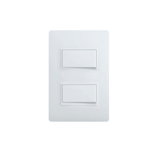 [112725] Switch doble empotrable luzica bticino pu5201