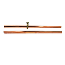 Varilla cobre para polo tierra 1/2"x5' sin abrazadera