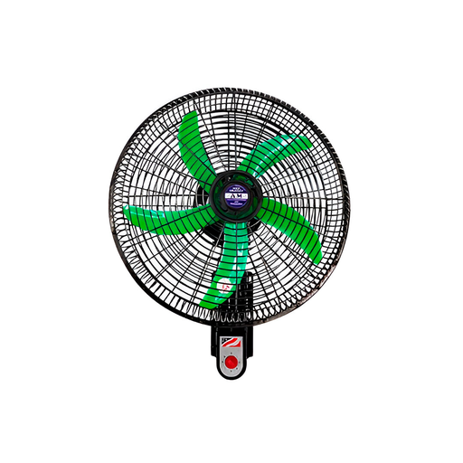 [143012] Ventilador pared 18" 5a negro/verded w-ent-138-g