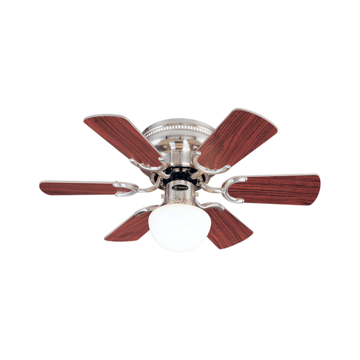 [125429] Ventilador techo 30" 6a 1l petite 72394 niquelado