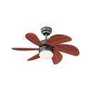 Ventilador techo 30" 6a 1l swirl 78023 rosado