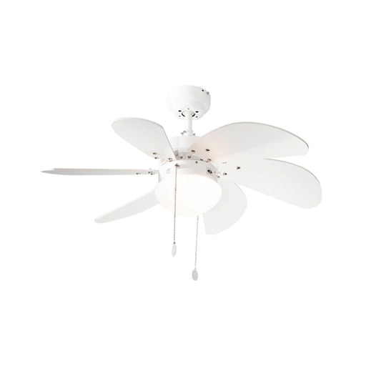 [127403] Ventilador techo 32" 6a 1l desig 7905-1 blanco