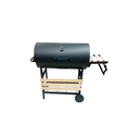 Asador redondo 101x70.5x94.5cm con llantas sk29a