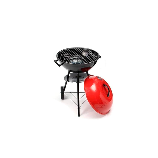 [91159] Asador redondo 43cm con tapa/llantas 2-lm1704-1201