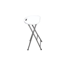 Banco plastico/metal 31x70cm hy-zd32b blanco