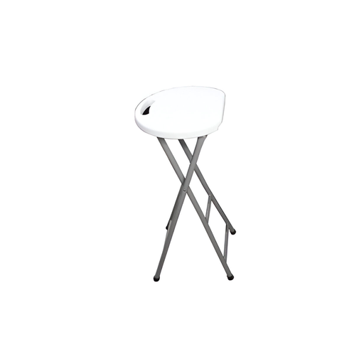 [109541] Banco plastico/metal 31x70cm hy-zd32b blanco