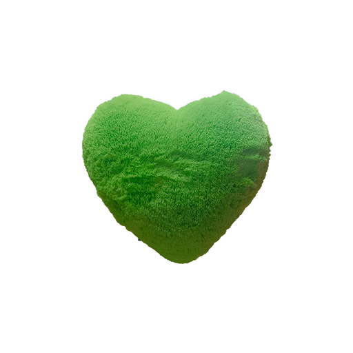 [134333] Cojin forma corazon 50x50cm cool kids limon
