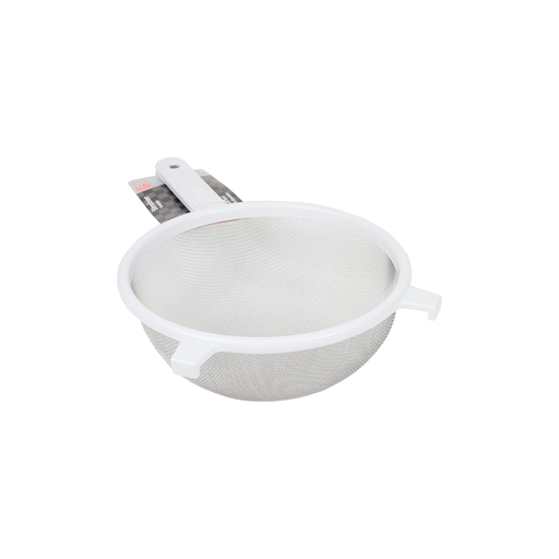 [65824] Colador metal 8" mango plastico chef 21491 blco