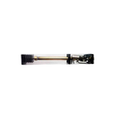 Cortinero de metal 66-120" con seguro cz-328 bronce anticorrosivo
