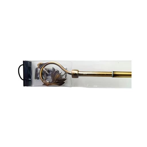 [93970] Cortinero metal 48-84" con soporte cz-092 bronce anticorrosivo