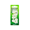 Gancho plastico con clavos 1/2" 5pc 121121 blanco