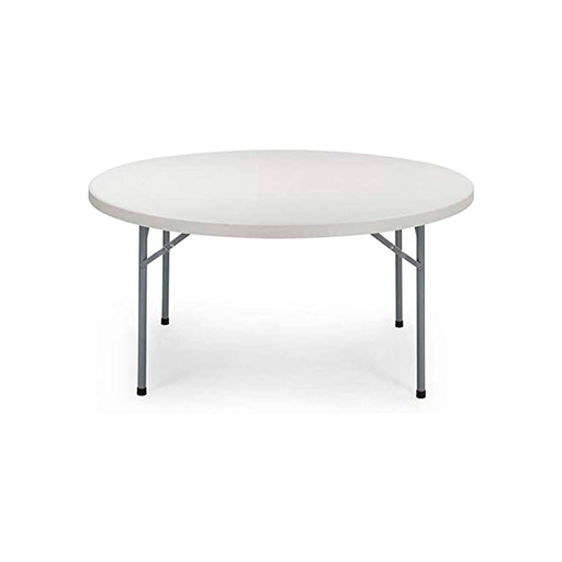 [126049] Mesa plastica plegable  redonda 6'180x74cm hy-r180