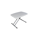 Mesa plastica plegable 30x19.5" hy-s75c blanco