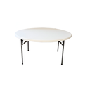 Mesa plastica plegable 5' red hy-r150 blanco