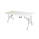 Mesa plastica plegable 6' hy-z180a blanco