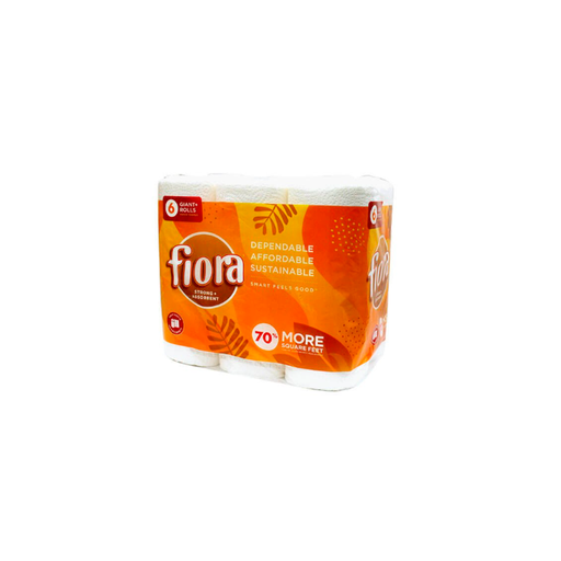 [126080] Papel toalla 118-hojas 6pc fiora 249944
