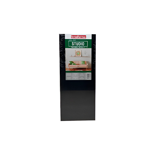[126990] Repisa de madera 24"x10" brasforma negro