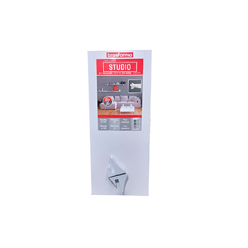 [126917] Repisa de madera 24"x10" c/esc blanco