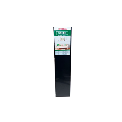 [126923] Repisa de madera 35"x8" brasforma negro