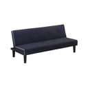 Sofa/cama tela 168x78x73cm gris oscuro