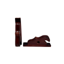 Soporte de madera para cortinero 25.5x4.5cm caoba