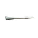 Cortinero aluminio para baño 2mt 1704-1387 blanco