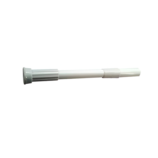 [93058] Cortinero aluminio para baño 2mt 1704-1387 blanco