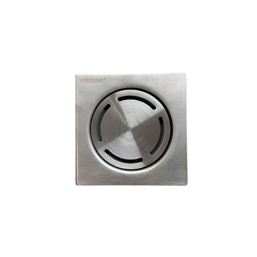 [127566] Desague baño metal 4"x4" vikingo push sd44pu