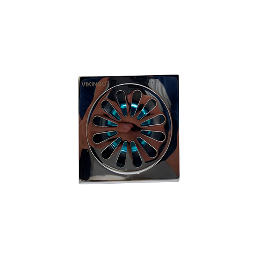 [127565] Desague baño metal 4"x4" vikingo sd44