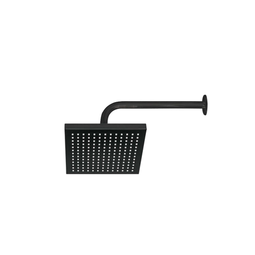 [119985] Ducha con brazo cuadrado boxer nt16989-8bk negro