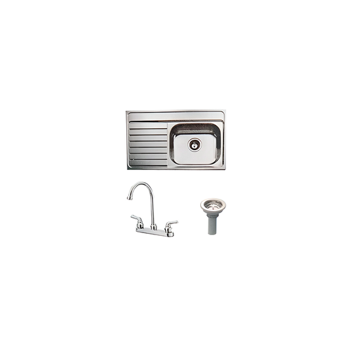 [137296] Lavatrasto teka empotrado 31x20" 1c.1e.i con accesorio