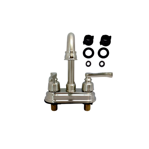 [103258] Llave lavabo 4" 2p boxer con accesorios nt16208-4
