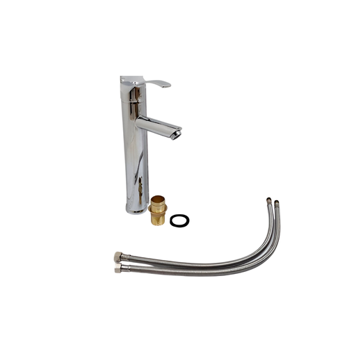 [127560] Llave lavabo maneral curvo vikingo 8/bfmcu