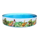 Piscina de pared rigida pvc 8'x18" diseño dinosaurios bestway 55001