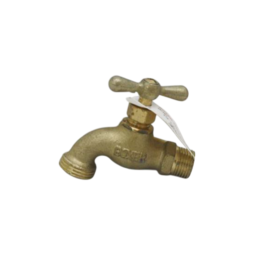 [18614] Llave pila 1/2" boxer bronce nt1608 dorado