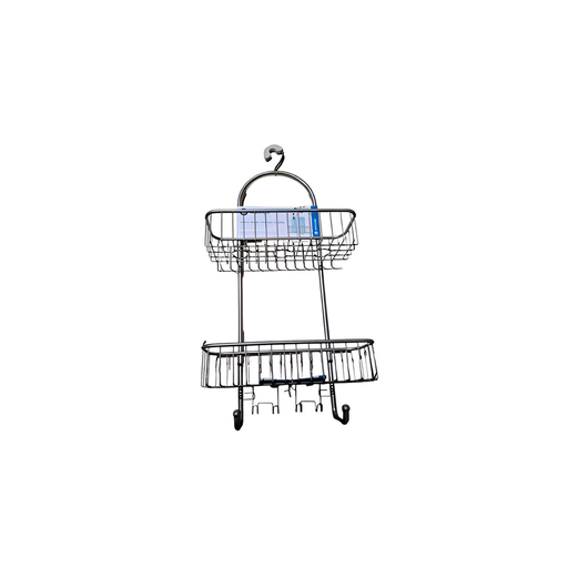 [130208] Organizador para baño metal 2div inter rw2893