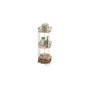 Organizador para baño metal 3div interdesign 28665