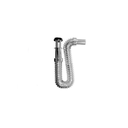 Sifon plastico 1.1/4" jumbo con desague 3336 platiado