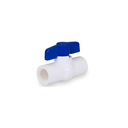 Valvula balin 1/2" pvc sin rosca  p40-e3b
